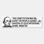 Daniel Webster Quotes Bumper Sticker