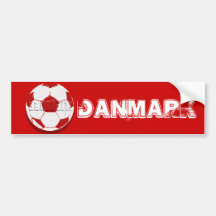 Danmark texture ball Dansk fodbold 2014 clothing Bumper Stickers
