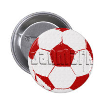 Danmark texture ball Dansk fodbold clothing Pinback Buttons