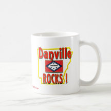 Danville Rocks ! (red) Mugs