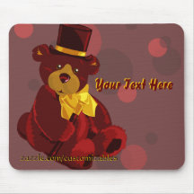 Dapper Bear Mousepad