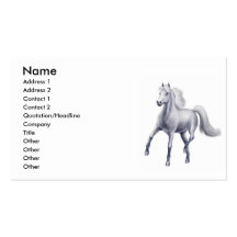 Dappled Grey Horse Business Card