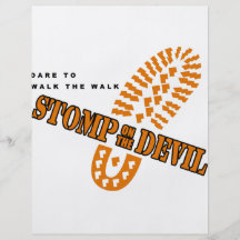 Dare to walk the walk... flyers