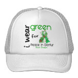 Darfur I WEAR GREEN FOR PEACE 43 Mesh Hats