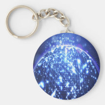 Dark Blue & Blue Lights Keychains