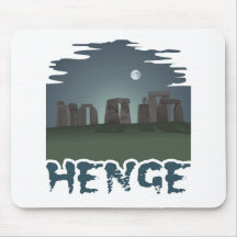 Dark by mysterious moonlight: Stonehenge Mouse Pads