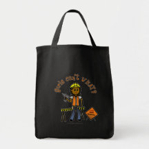 Dark Construction Girl Bag