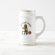 Dark Construction Girl Coffee Mug