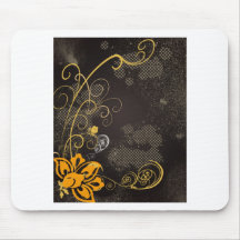 Dark Flora Deco Mousepad