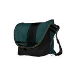 Dark Green Messenger Bag