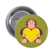 Dark Green Monty Button buttons