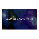 Dark Marbled Nebula Business Card