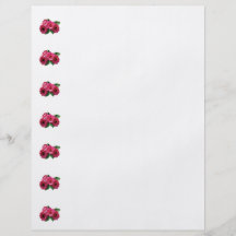 Dark Pink Gerbera Daisies Flyer Design