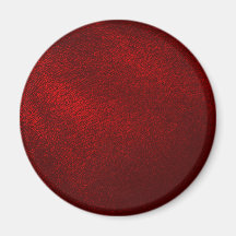 Dark Red (Faux) Leather Look Fridge Magnet