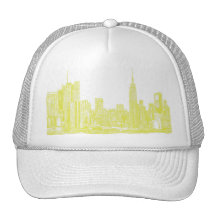 Dark yellow NYC Mesh Hats