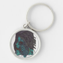 Dark Zombie Keychain