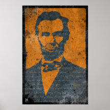 Darkana Style Lincoln Portrait Posters