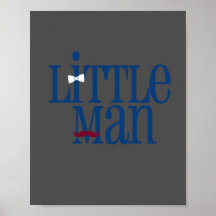 Darling Dapper Little Man Nursery Wall Art Posters