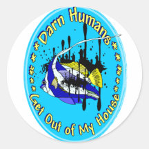 Darn Humans Stickers
