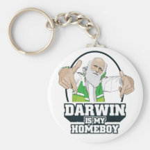 Darwin Is My Homeboy (Full Colour) Key Chains