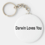 Darwin Loves You Key Chain