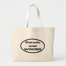 Darwin was wrong Oval Bag