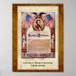 Dated Commemorative: Emancipation Proclamation Poster