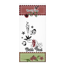 Daughter of the Bride Personalised Rack Card