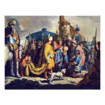 David With The Head Of Goliath Before Saul. Custom Announcement