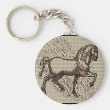 DAVINCI HORSE KEY CHAIN