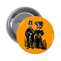 Day of the Dead Couple Buttons