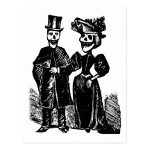 Day of the Dead Couple Postcards