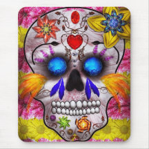 Day of the Dead - Death Mask Mouse Pad