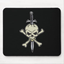 Day of the Dead Skull Mouse Pads