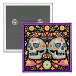 Day of the Dead Sugar Skull Pin