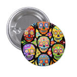 Day of the Dead Sugar Skull Pin