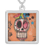 Day of the Dead Watermelon Custom Necklace