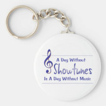 Day Without Showtunes Keychain
