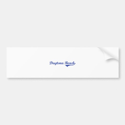 Daytona Beach Florida Classic Design Bumper Sticker