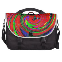 Dazzling, bright. cheerful, colorful, abstract, laptop messenger bag
