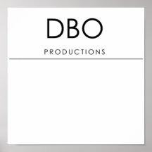 DBOProductions Wall Poster