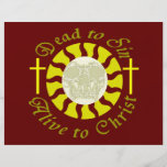 Dead to Sin - Alive to Christ Flyer Design