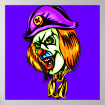 Deadly Evil Clown Posters