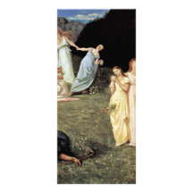 Death And The Girls By Puvis De Chavannes Pierre-C Rack Card Design