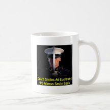 Death Smiles At Everyone We Always Smile Back Coffee Mug