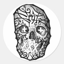 Deatheater Round Sticker