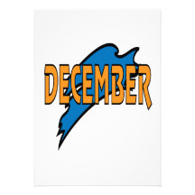 December 2 personalized invitations