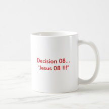 Decision 08 mugs