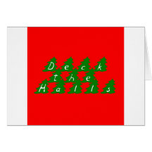 Deck the Halls Card