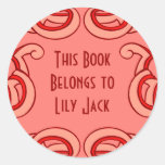 Deco Book Plate Stickers